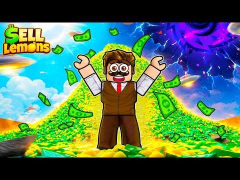 I Made $1,239,485 By Selling Lemons In Roblox