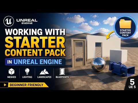 How to Use Starter Content Pack in Unreal Engine 5