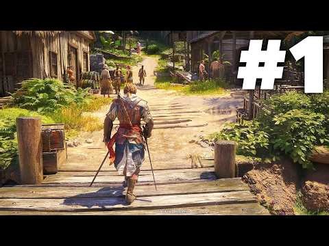 Assassin's Creed Black Flag Resynced Gameplay Walkthrough Part 1 - LOOKS STUNNING (4K PC 60fps)