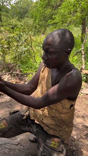 Hadzabe bushmen Chabba is becoming a videographer