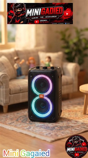 This JBL PartyBox 320 Has INSANE Sound! 🔊🔥 | Wireless Mic & RGB Test #Shorts