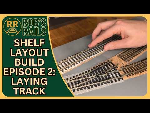 Shelf Layout Build | Episode 2 | Track, Wiring & DIY Point Control