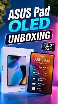 ASUS Pad OLED Unboxing 🔥 12.2” OLED Tablet Under ₹50K! #shorts