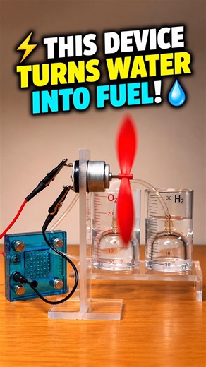 ⚡ THIS DEVICE TURNS WATER INTO FUEL! 💧