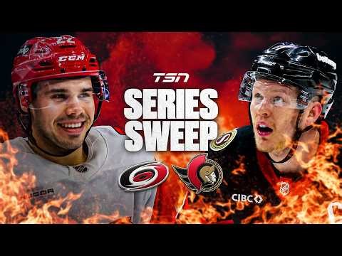 The Hurricanes win a physical Game 4 to sweep the series | TSN Postgame Hot Zone