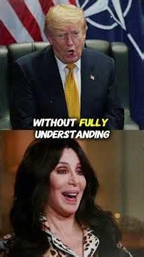 Cher STUNS Live TV With Brutal Trump Takedown — The Interview That Shocked Millions 😳🔥 #Shorts