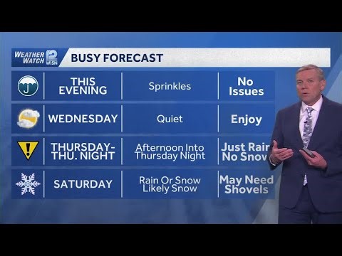 1/6 Evening forecast: Busy forecast for SE Wisconsin: 40s, rain and snow