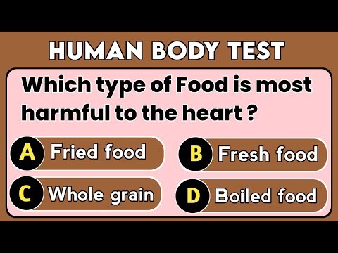 Test your Human body knowledge | Can you pass this human body quiz | Human body trivia quiz