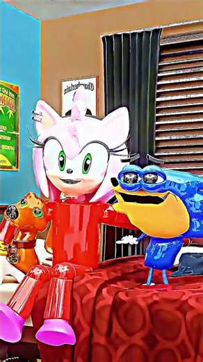 Crazy Funny Police Chase in the Office! 👮♂️ Pink Mouse & Orange Alien 3D! 💥 #Police #Funny3D