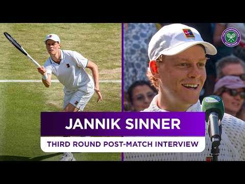 "I needed that today" | Jannik Sinner | Third Round Post-match Interview | Wimbledon 2026