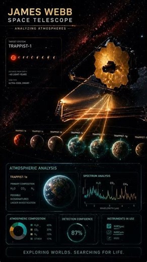TRAPPIST-1: 7 Earth-Sized Planets That Could Host Alien Life 🌍👽 #universe #space #aliens #science