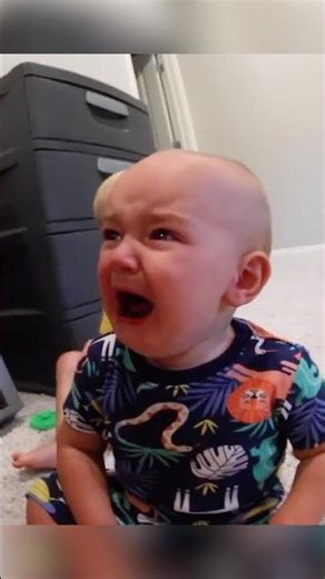 Baby SCARED of Iron Man