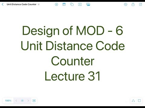 Digital Electronics Lecture 31 | Design of MOD-6 Unit Distance Code Counter | Gray Code Counter