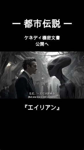 ①【ケネディ機密文書】“一行だけ残ってた”らしい｜エイリアン