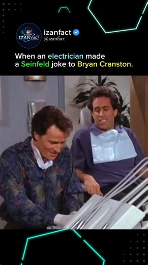 When an electrician gave Bryan Cranston a hilarious Seinfeld joke.