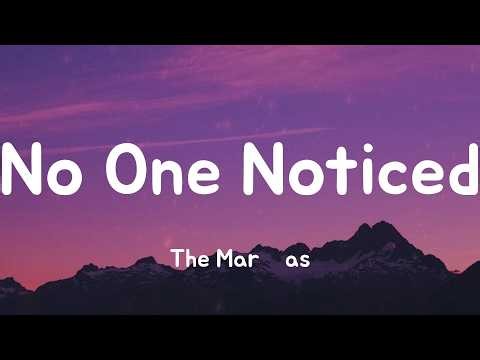 No One Noticed - The Marías (Lyrics)