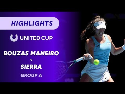 Jessica Bouzas Maneiro (ESP) v Solana Sierra (ARG) - United Cup Highlights | Wide World of Sports