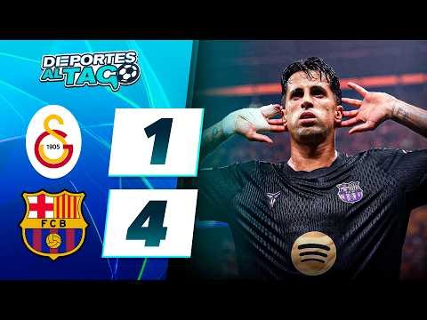 ✅ El BARCELONA sigue siendo una MÁQUINA y GOLEÓ 4-1 al GALATASARAY en la CHAMPIONS LEAGUE