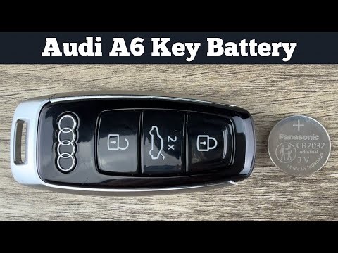 2022 AUDI A6 Key Fob Battery Replacement - How To Change Replace A6 Remote Batteries DIY