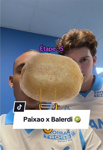 Mais qui pèle un kiwi déjà ? 😭 #OM #SportsTikTok #marseille #ligue1 #challenge