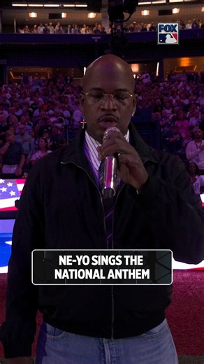 Ne-Yo sings the National Anthem ahead of Game 4