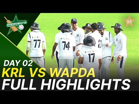 Full Highlights | KRL vs WAPDA | Day 2 | President's Trophy | 2025-26 | PCB | M2V1S