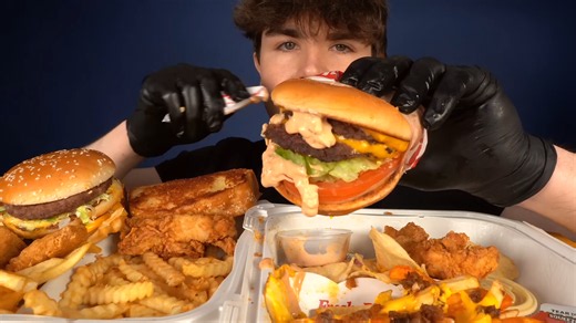 Man tries viral fast food challenge