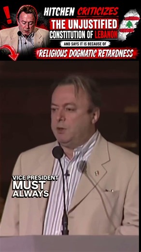 Christopher Hitchens on Lebanon: The Problem with Religious Politics #christopherhitchens #foryou