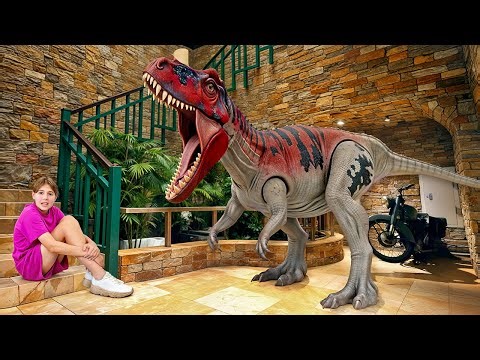 Dinosaurs are EVERYWHERE: Suitcase Hide and Seek Challenge & More Kids Stories