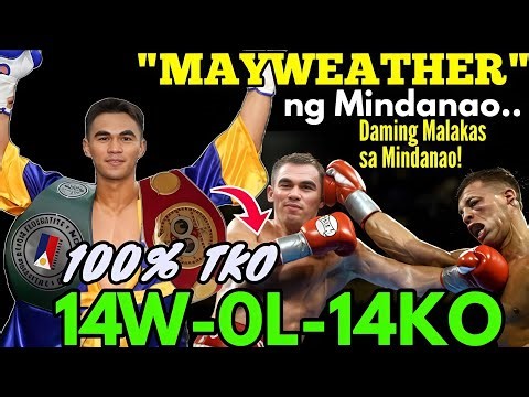 PARANG KIDLAT SA BILIS ANG SUNTOK NG BAGITONG MINDANAO! Tunay na "MAYWEATHER NG PINAS" NGA!