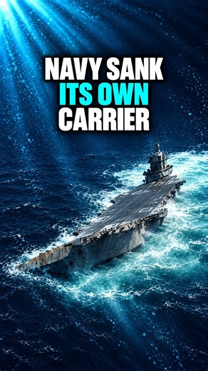The Navy Sank Its Own Aircraft Carrier Off Florida on Purpose