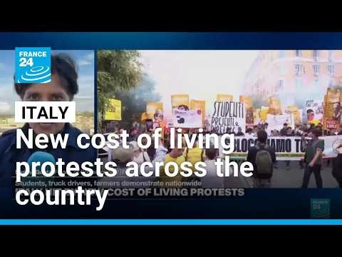 Italy hit by new cost of living protests • FRANCE 24 English