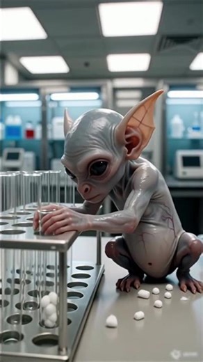 Genetic Engineers Study Unexpected Behavior in Alien Specimen #usa #ai