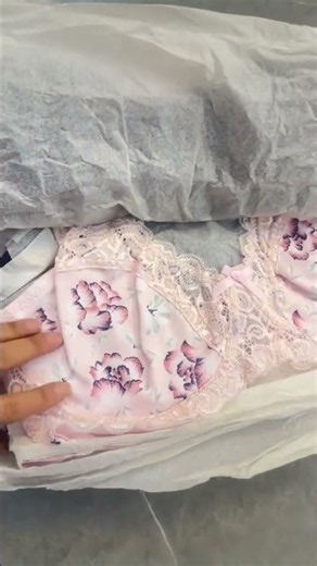 Floral lace intimate pieces, elegant and comfy. Subscribe for more new styles