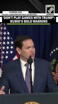 ‘When he says, he means it’: Marco Rubio’s bold warning as Trump launches raid on Venezuela