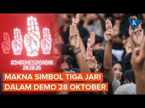 Apa Makna Simbol Tiga Jari yang Viral di Medsos Saat Demo 28 Oktober?