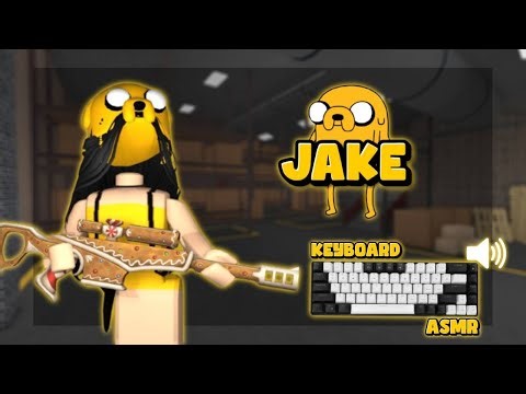 PLAYING AS JAKE + KEYBOARD ASMR! (MURDER MYSTERY 2)