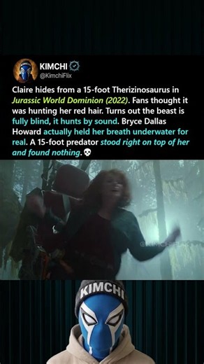 The Blind dinosaur in Jurassic World Dominion #usa