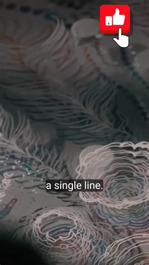 The Beauty of Organic Patterns: Captivating Abstract Flowers#abstractart #vidioshort