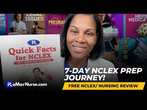 Monday Motivation: Seven day NCLEX Prep Journey!