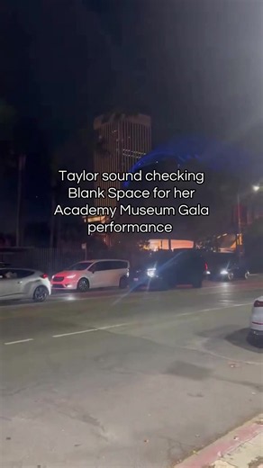 Taylor Swift Academy Museum Gala performance — Blank Space soundcheck