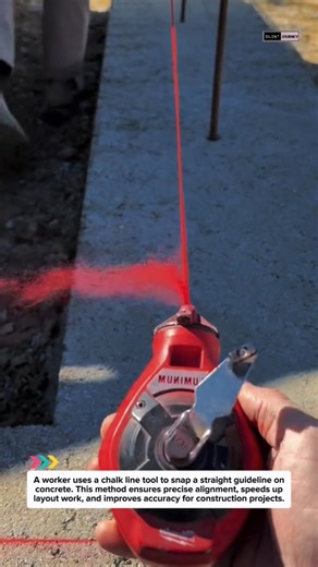 Perfect Straight Line Hack | Chalk Line Tool for Accurate Layout