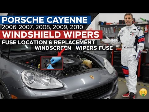 Fix Your Wipers! Porsche Cayenne (9PA) Windshield Wiper Fuse Location & Replacement