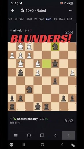 Forced back rank checkmate!