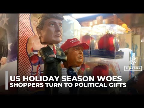 US shoppers turn to political gifts amid festive buying rush