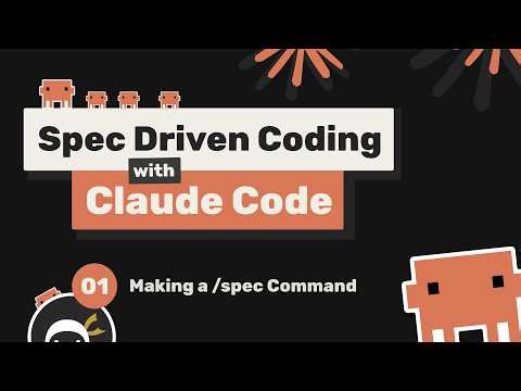 Spec Driven Workflow with Claude Code #1 - Making a /spec Command