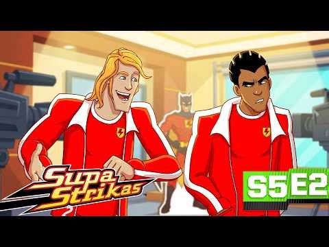 Supa Strikas — Man in the Iron Tank Mask | Season 5: Episode 2 | Kids Soccer Cartoon