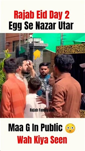 Rajab Eid 2nd Day 😳 Maa G Eggs Nazar Dekho 😍 #rajabbutt #rajabfamily #eidday2 #ytshorts #tiktok