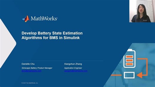 Develop Battery State Estimation Algorithms for BMS in Simulink