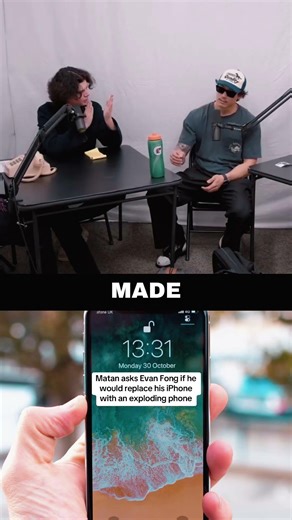 would replace his iPhone with an exploding phone